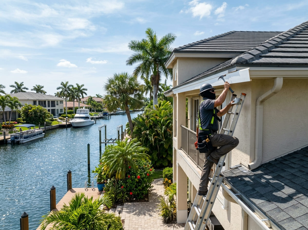 Soffit and fascia repair in Punta Gorda, Florida