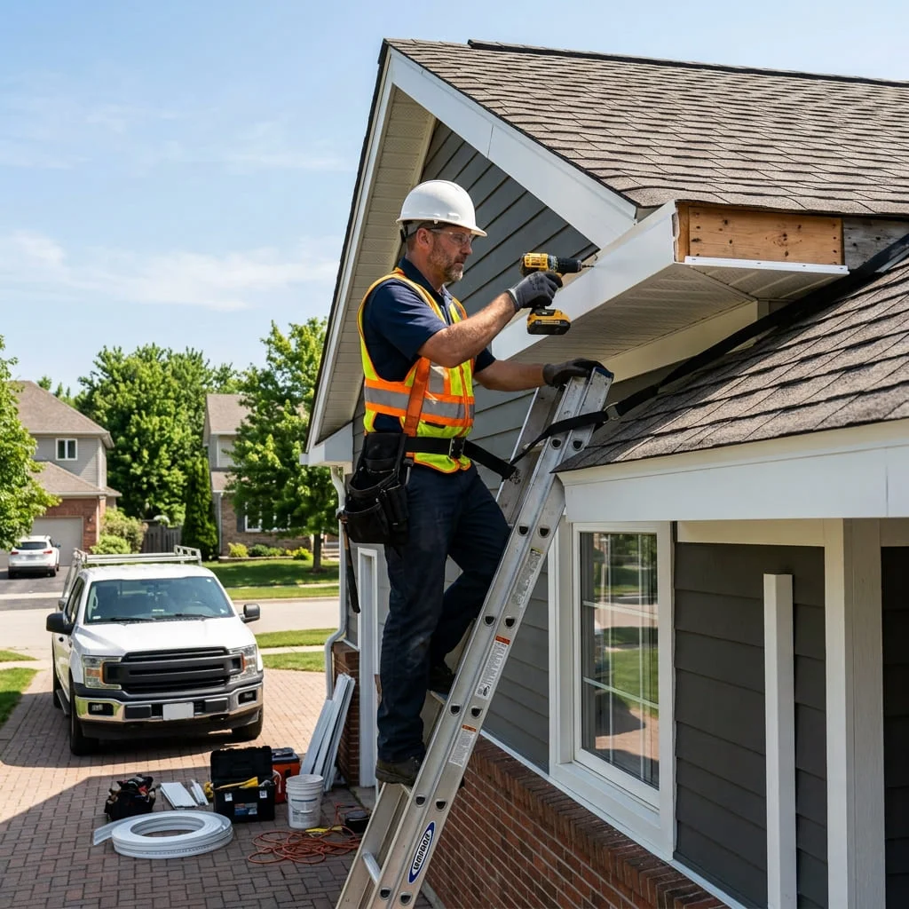 Soffit and fascia repair in Satellite Beach, Florida