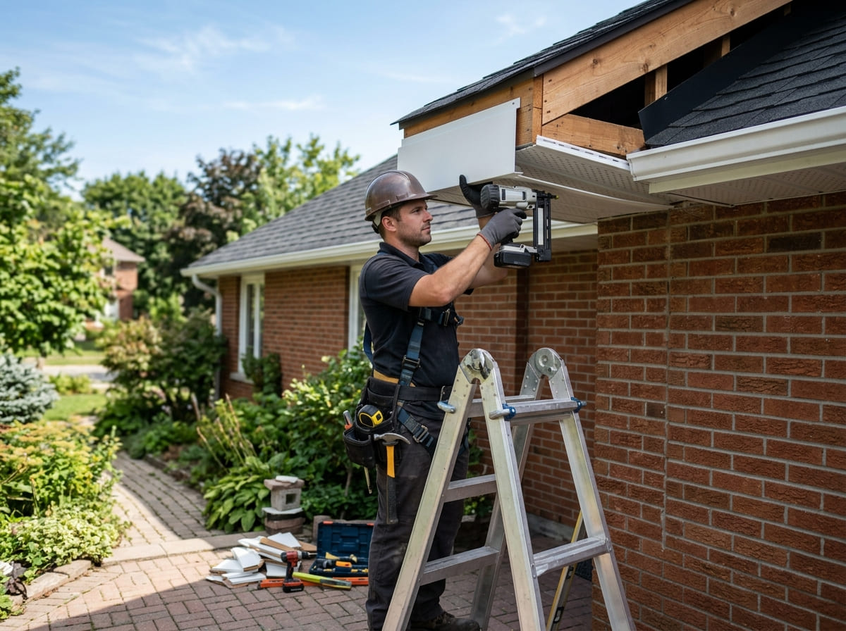 Soffit and fascia repair in Arlington, Texas