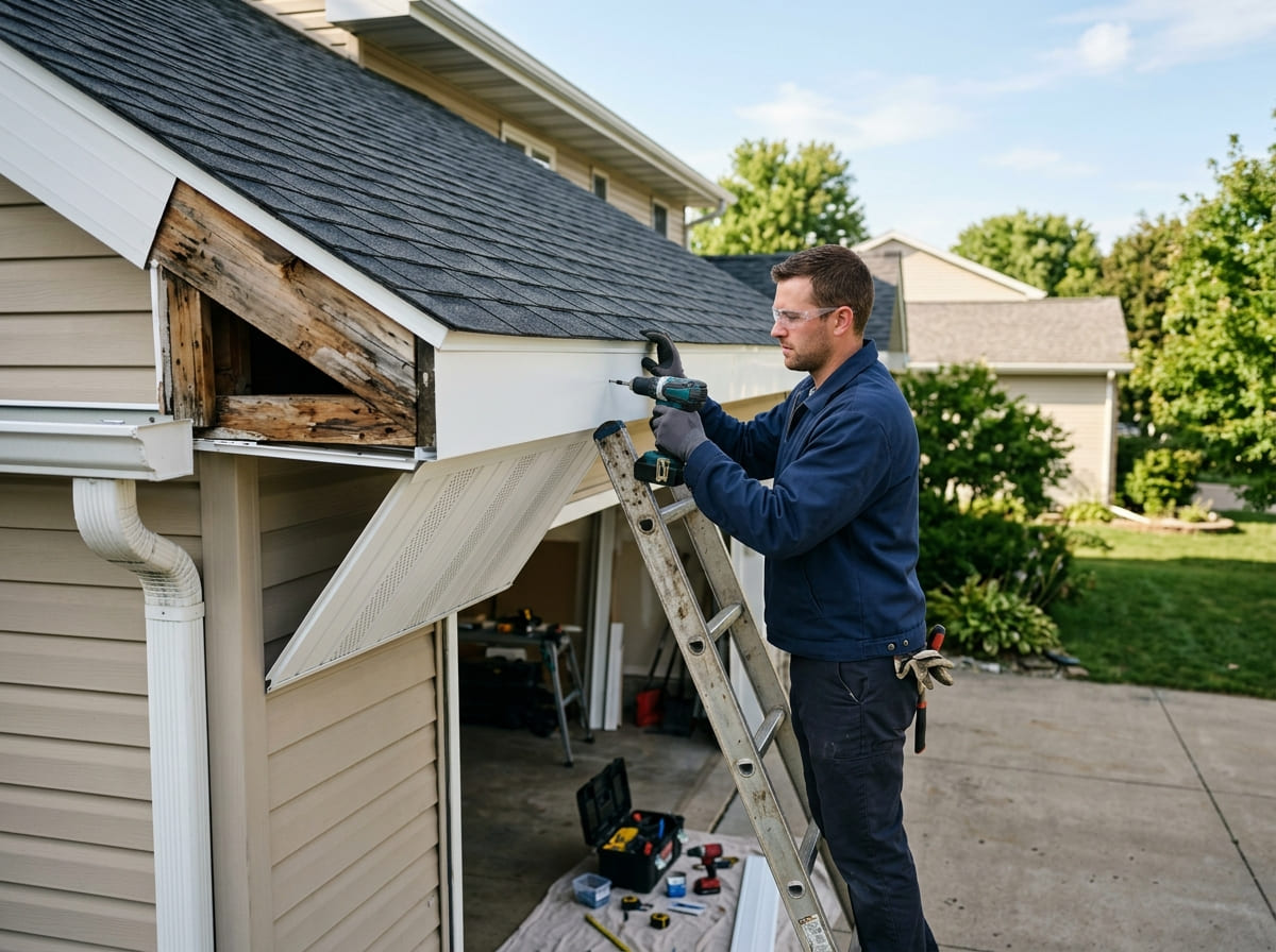 Soffit and fascia repair in Austin, Texas