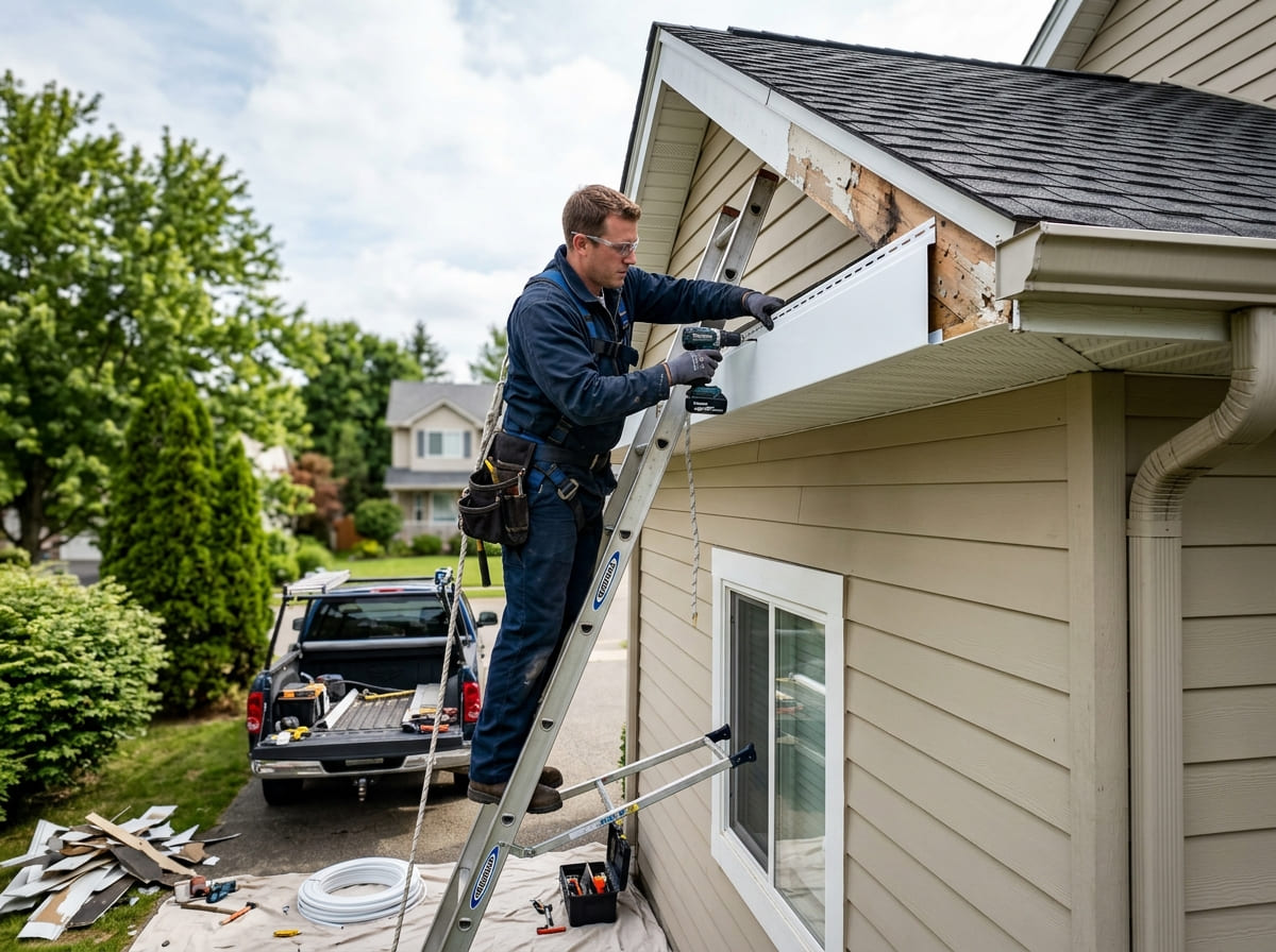 Soffit and fascia repair in Fort Worth, Texas