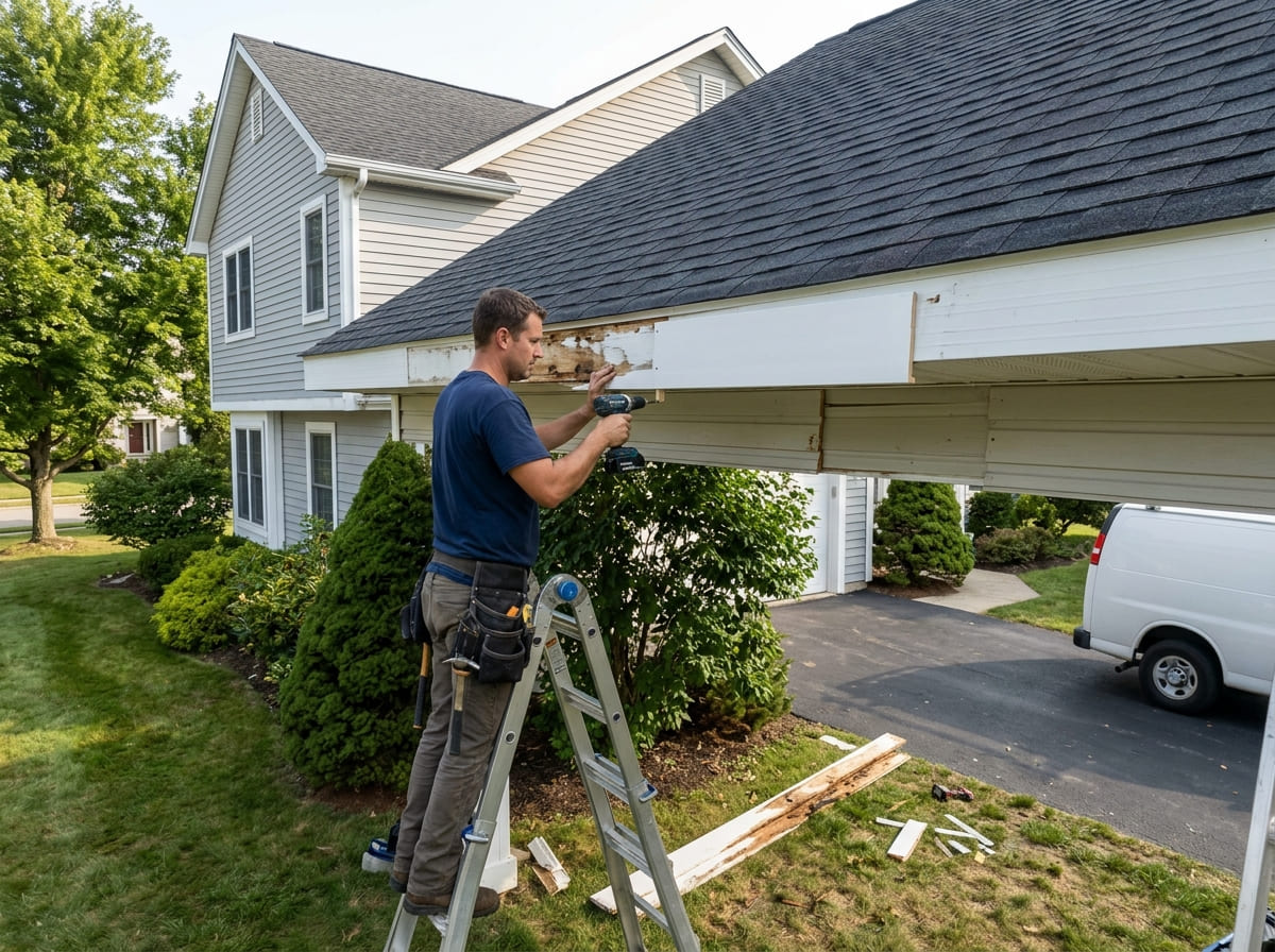 Soffit and fascia repair in San Antonio, Texas