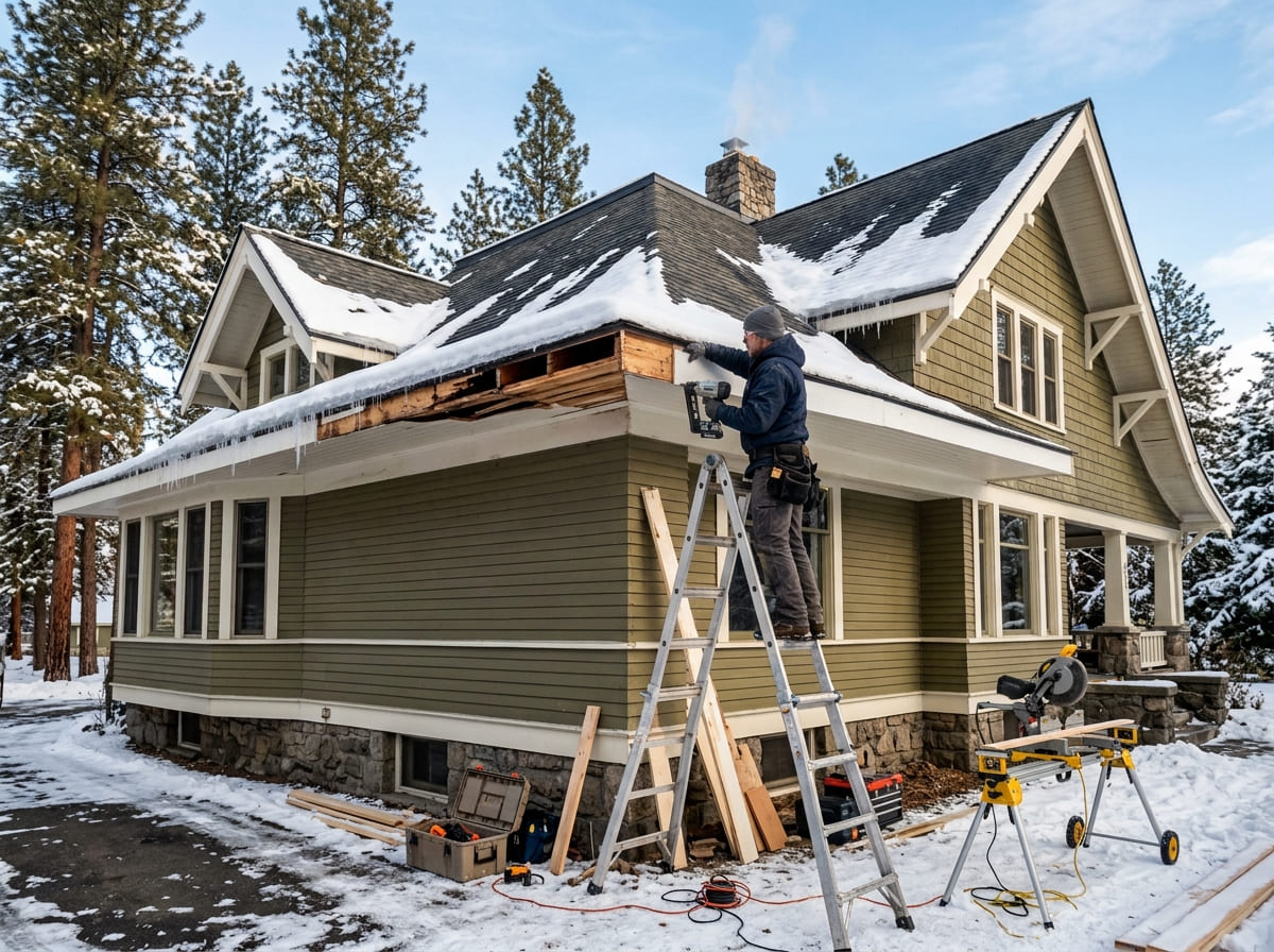 Soffit and fascia repair in Spokane, Washington